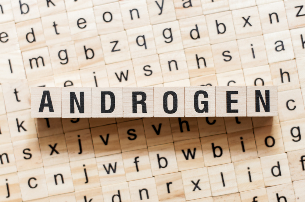 Androgen,Word,Concept,On,Cubes