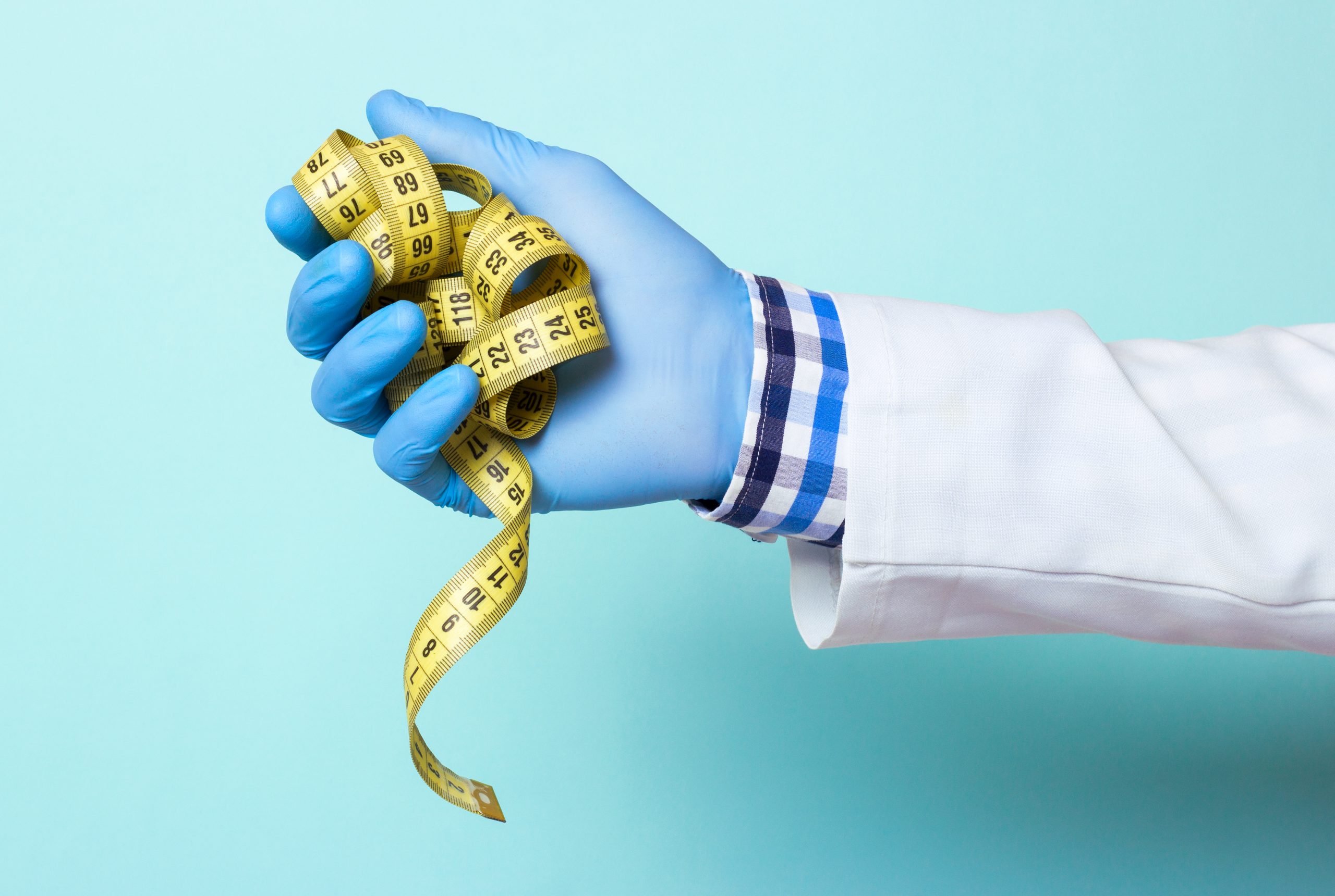 Obesity,,Fat,Kills,You,Slowly.,The,Doctor,Is,Holding,A