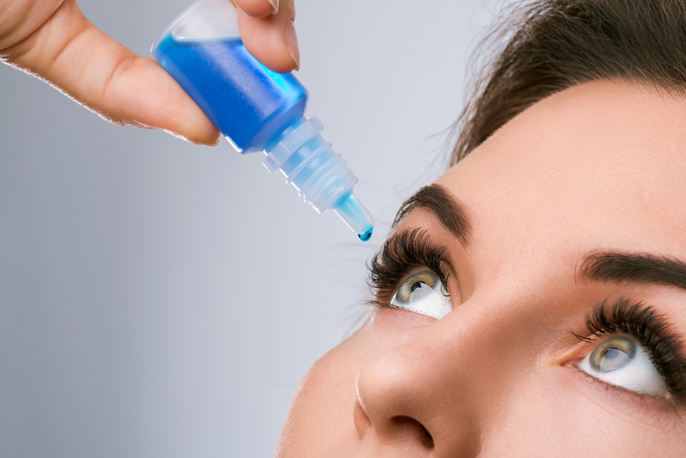 female dry eye drop